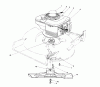Toro 20668 - Lawnmower, 1991 (1000001-1999999) Ersatzteile ENGINE ASSEMBLY