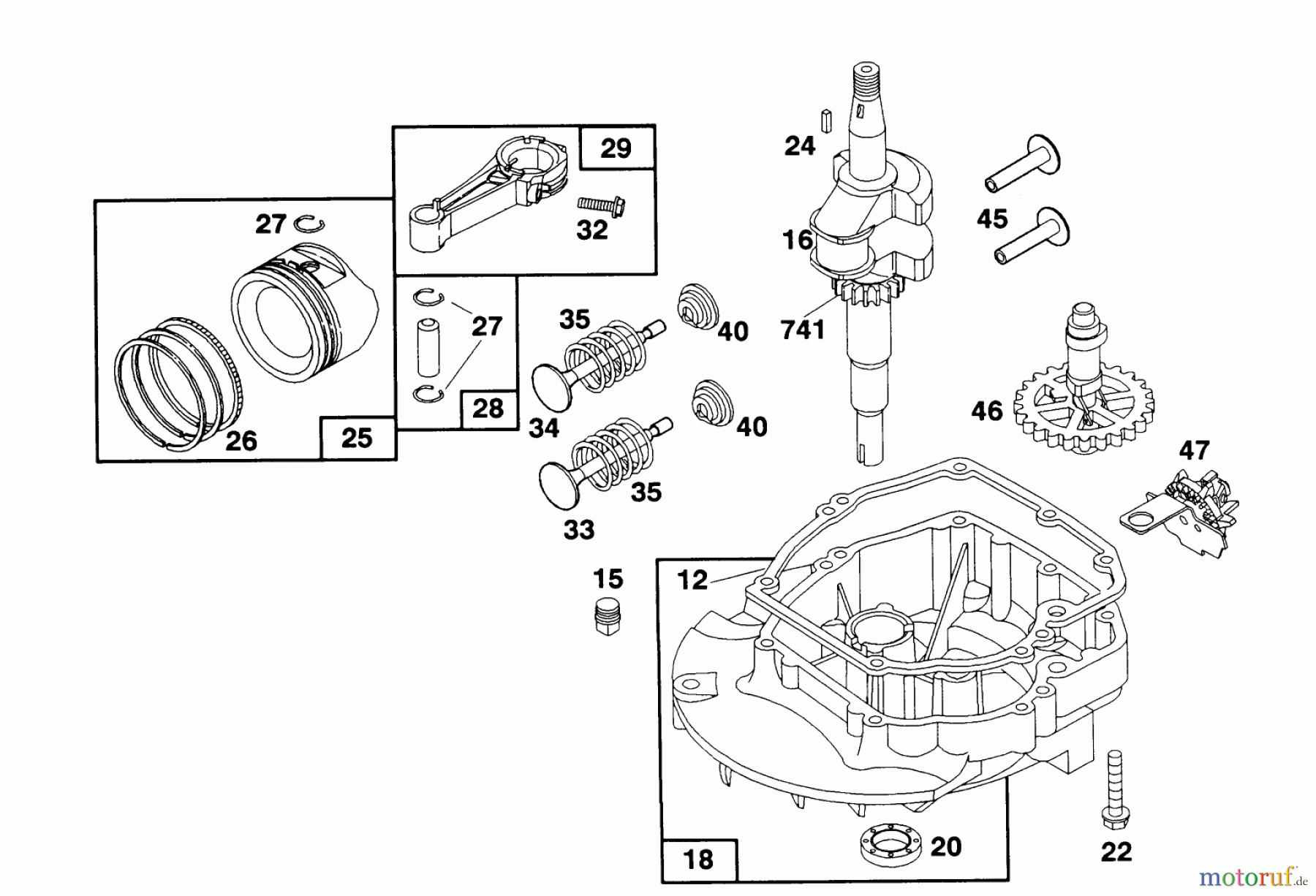 Toro Neu Mowers, Walk-Behind Seite 1 20668 - Toro Lawnmower, 1991 (1000001-1999999) ENGINE MODEL 124702-3115-01 #2