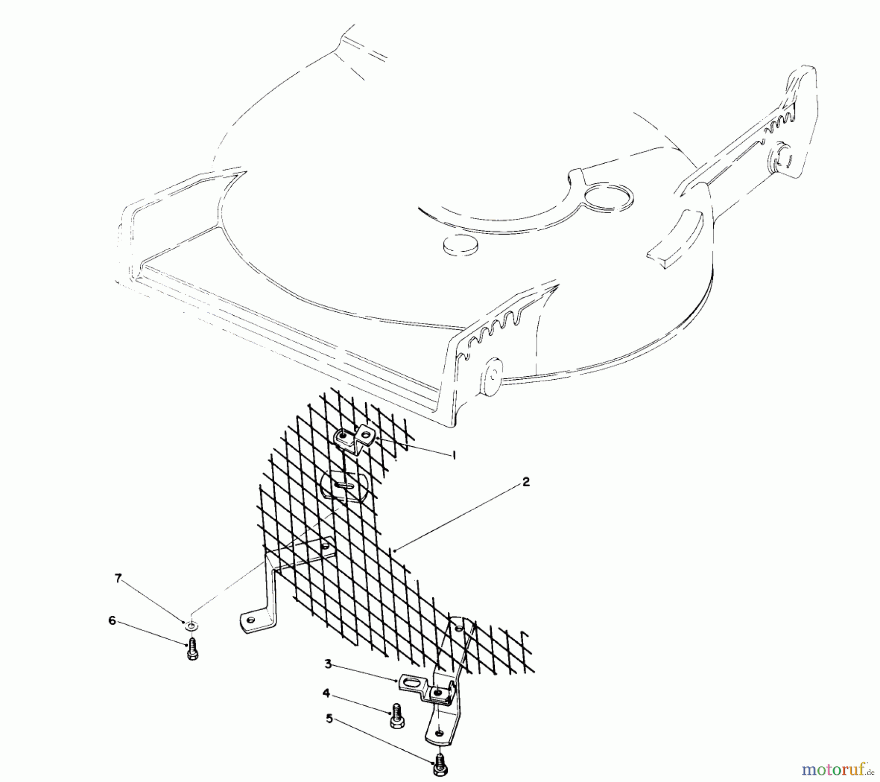 Toro Neu Mowers, Walk-Behind Seite 1 20668 - Toro Lawnmower, 1991 (1000001-1999999) LEAF SHREDDER KIT MODEL NO. 59157 (OPTIONAL)