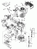Toro 20671 - Lawnmower, 1983 (3000001-3999999) Ersatzteile ENGINE TECUMSEH MODEL NO. TNT 100-10084E