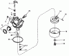 Toro 20671 - Lawnmower, 1989 (9000001-9999999) Ersatzteile CARBURETOR NO. 632050A