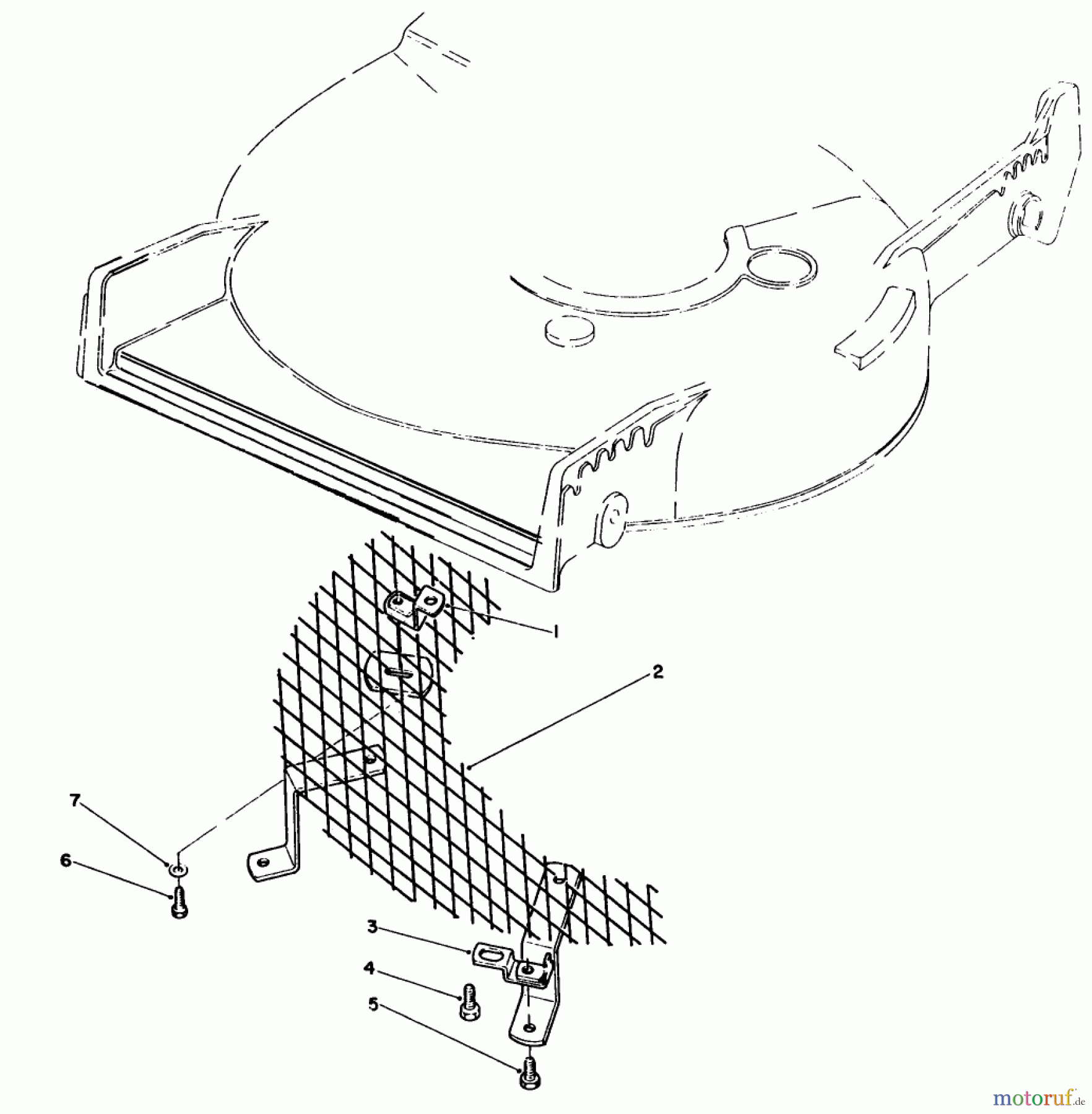 Toro Neu Mowers, Walk-Behind Seite 1 20671 - Toro Lawnmower, 1989 (9000001-9999999) LEAF SHREDDER KIT MODEL NO 59157 (OPTLONAL)
