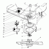 Toro 20672 - Lawnmower, 1983 (3000001-3999999) Ersatzteile BLADE BRAKE CLUTCH ASSEMBLY