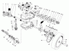 Toro 20672 - Lawnmower, 1983 (3000001-3999999) Ersatzteile GEAR CASE ASSEMBLY