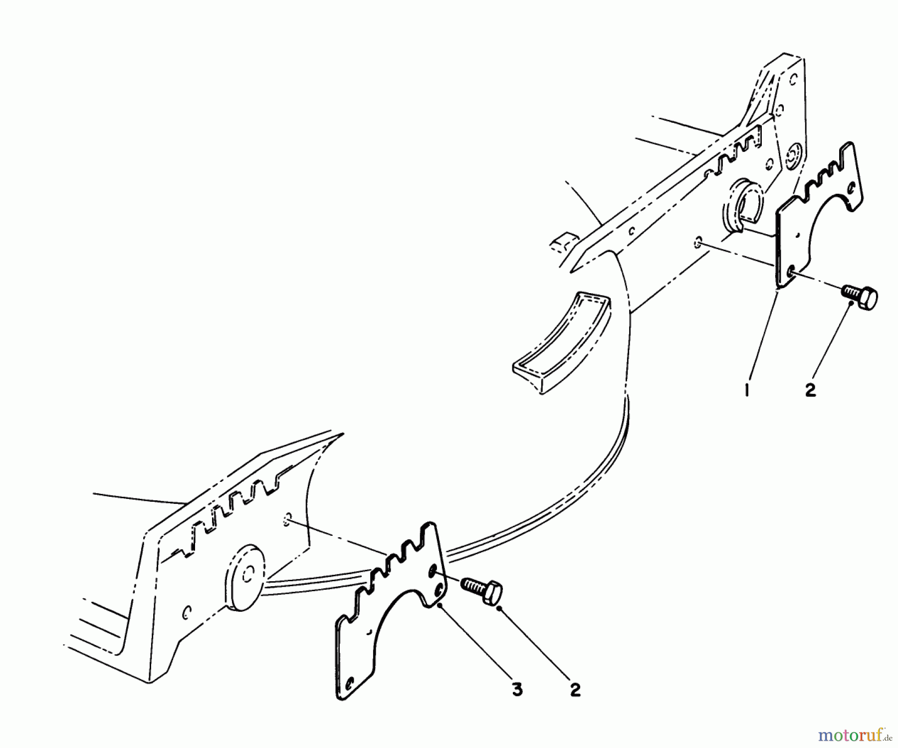 Toro Neu Mowers, Walk-Behind Seite 1 20675 - Toro Lawnmower, 1985 (5000001-5999999) WEAR PLATE KIT NO. 49-4080 (OPTIONAL)