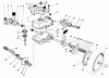 Toro 20675 - Lawnmower, 1986 (6000001-6999999) Ersatzteile GEAR CASE ASSEMBLY (USED ON UNITS WITH SERIAL NO. 6000101-6001100)