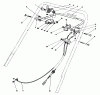 Toro 20675 - Lawnmower, 1986 (6000001-6999999) Ersatzteile TRACTION CONTROL ASSEMBLY
