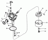 Toro 20676 - Lawnmower, 1984 (4000001-4999999) Ersatzteile CARBURETOR NO. 632050A