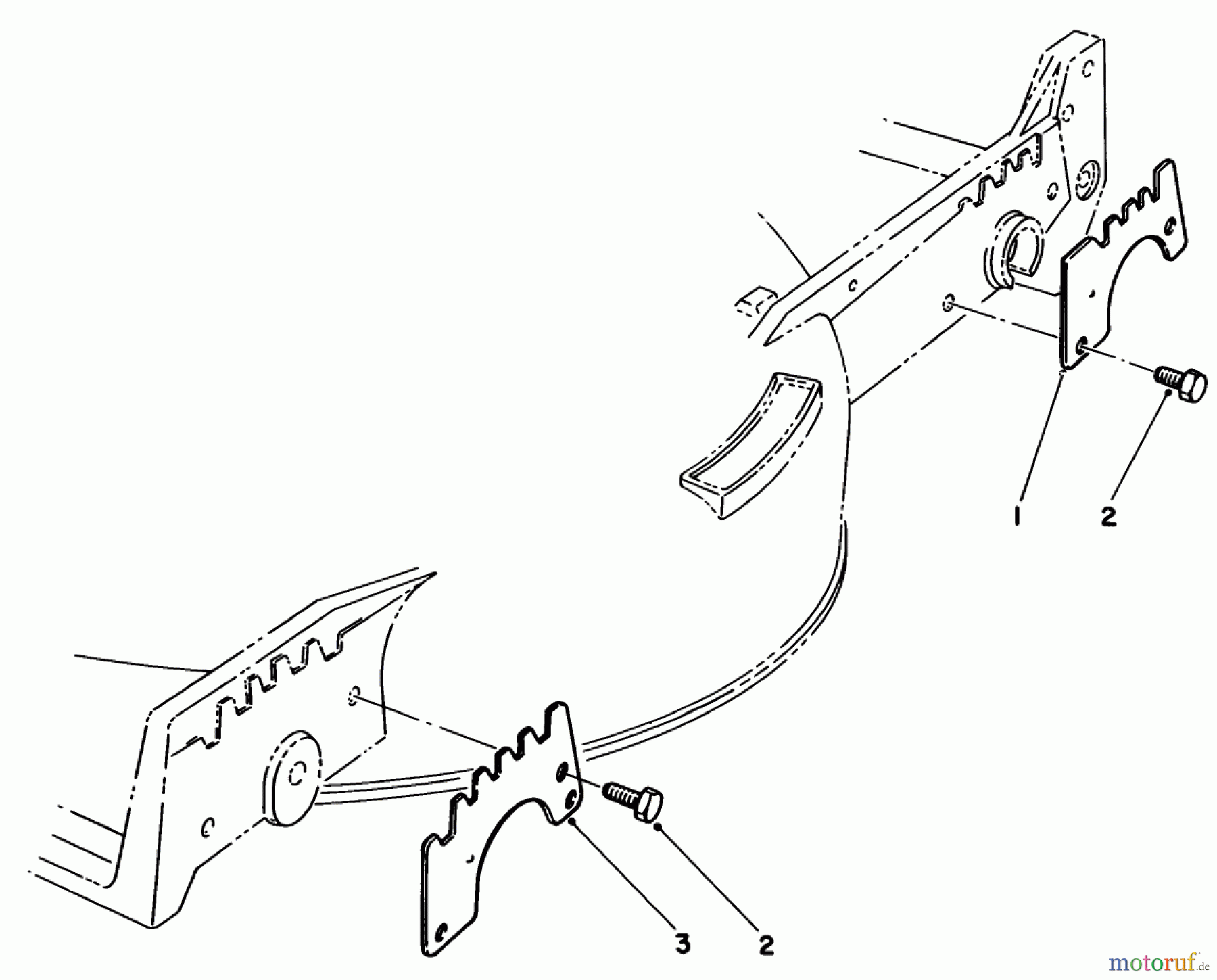 Toro Neu Mowers, Walk-Behind Seite 1 20676 - Toro Lawnmower, 1984 (4000001-4999999) WEAR PLATE KIT NO. 49-4080 (OPTIONAL)