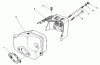 Toro 20680 - Lawnmower, 1983 (3000001-3999999) Ersatzteile MUFFLER ASSEMBLY