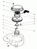 Toro 20680 - Lawnmower, 1983 (3000001-3999999) Ersatzteile RECOIL ASSEMBLY