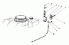 Toro 20680 - Lawnmower, 1984 (4000001-4999999) Ersatzteile BRAKE ASSEMBLY