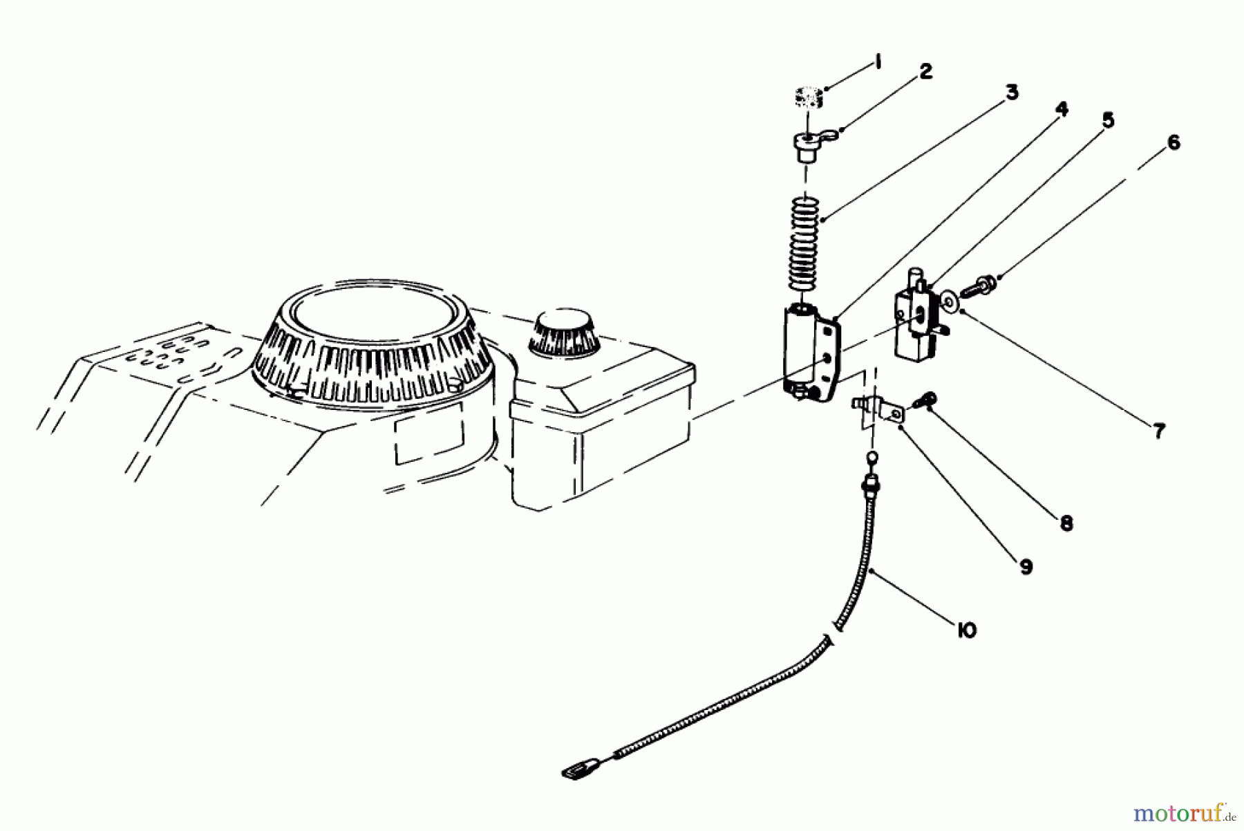 Toro Neu Mowers, Walk-Behind Seite 1 20680 - Toro Lawnmower, 1984 (4000001-4999999) BRAKE ASSEMBLY