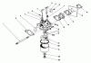 Toro 20680 - Lawnmower, 1985 (5000001-5999999) Ersatzteile CARBURETOR ASSEMBLY