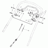 Toro 20680 - Lawnmower, 1985 (5000001-5999999) Ersatzteile TRACTION CONTROL ASSEMBLY