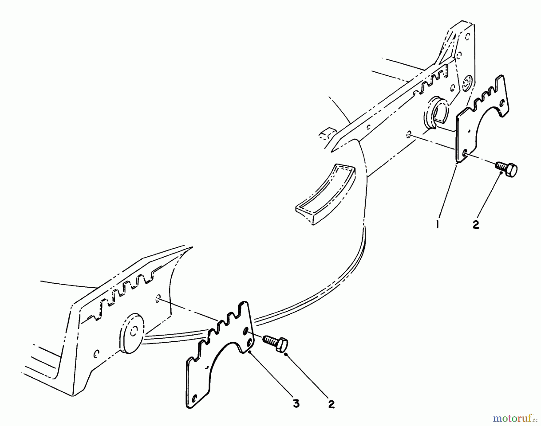 Toro Neu Mowers, Walk-Behind Seite 1 20680 - Toro Lawnmower, 1985 (5000001-5999999) WEAR PLATE KIT NO. 49-4080 (OPTIONAL)