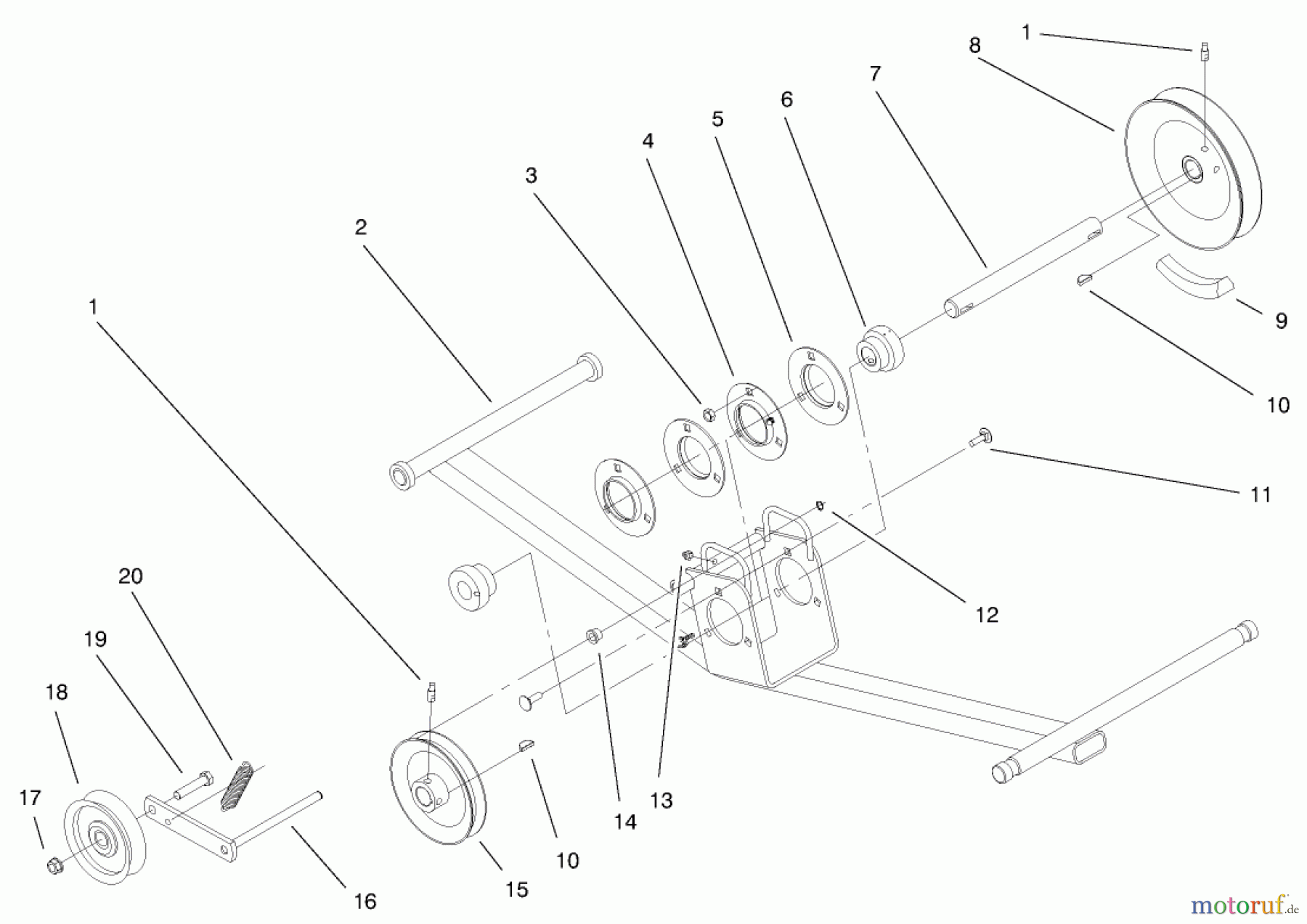  Toro Neu Accessories, Tiller/Cultivator 79375 - Toro 36