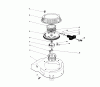Toro 20680 - Lawnmower, 1990 (0000001-0999999) Ersatzteile RECOIL ASSEMBLY (MODEL NO. 47PK9-1)