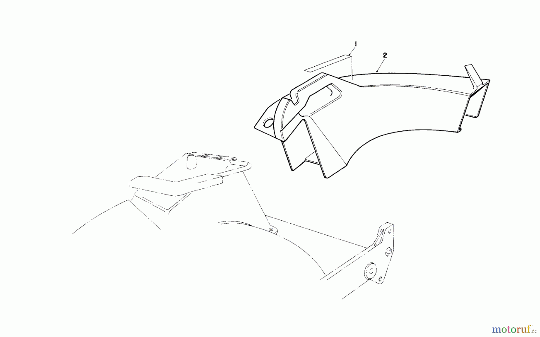 Toro Neu Mowers, Walk-Behind Seite 1 20680 - Toro Lawnmower, 1990 (0000001-0999999) SIDE DISCHARGE CHUTE MODEL NO. 59168 (OPTIONAL)
