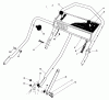 Toro 20684 - Lawnmower, 1984 (4000001-4999999) Ersatzteile HANDLE ASSEMBLY