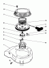 Toro 20684 - Lawnmower, 1984 (4000001-4999999) Ersatzteile RECOIL ASSEMBLY