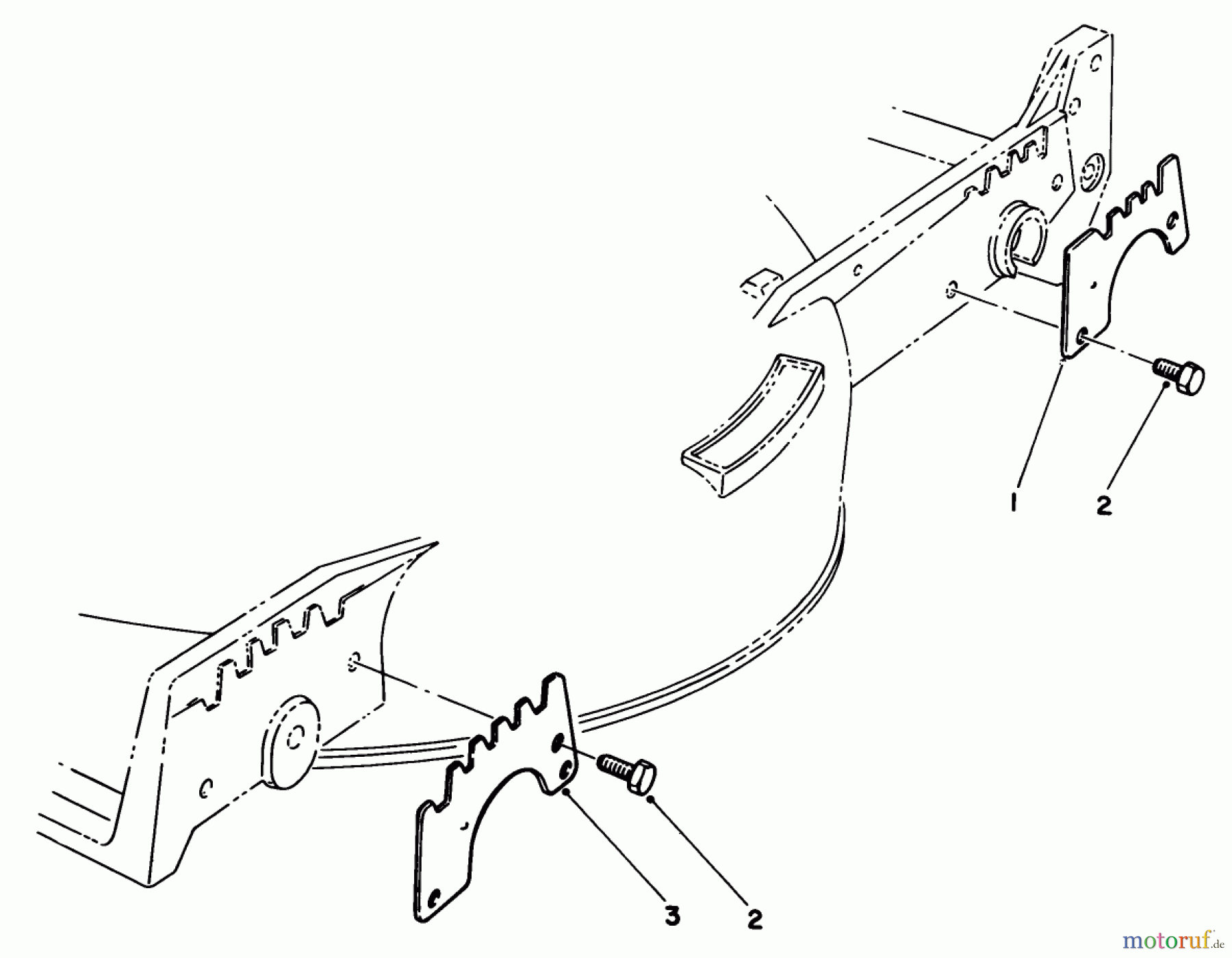 Toro Neu Mowers, Walk-Behind Seite 1 20684 - Toro Lawnmower, 1985 (5000001-5999999) WEAR PLATE KIT NO. 49-4080 (OPTIONAL)