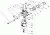Toro 20684 - Lawnmower, 1987 (7000001-7999999) Ersatzteile CARBURETOR ASSEMBLY (MODEL NO. 47PG6)