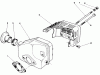 Toro 20684 - Lawnmower, 1987 (7000001-7999999) Ersatzteile MUFFLER ASSEMBLY (MODEL NO. 47PG6)