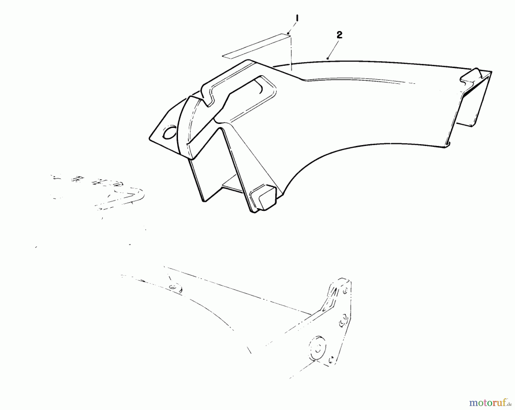 Toro Neu Mowers, Walk-Behind Seite 1 20684 - Toro Lawnmower, 1988 (8000001-8999999) SIDE DISCHARGE CHUTE MODEL NO. 59168 (OPTIONAL)
