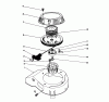 Toro 20684C - Lawnmower, 1989 (9000001-9999999) Ersatzteile RECOIL ASSEMBLY (ENGINE MODEL NO. 47PJ8) (ENGINE MODEL NO. 47PH7)