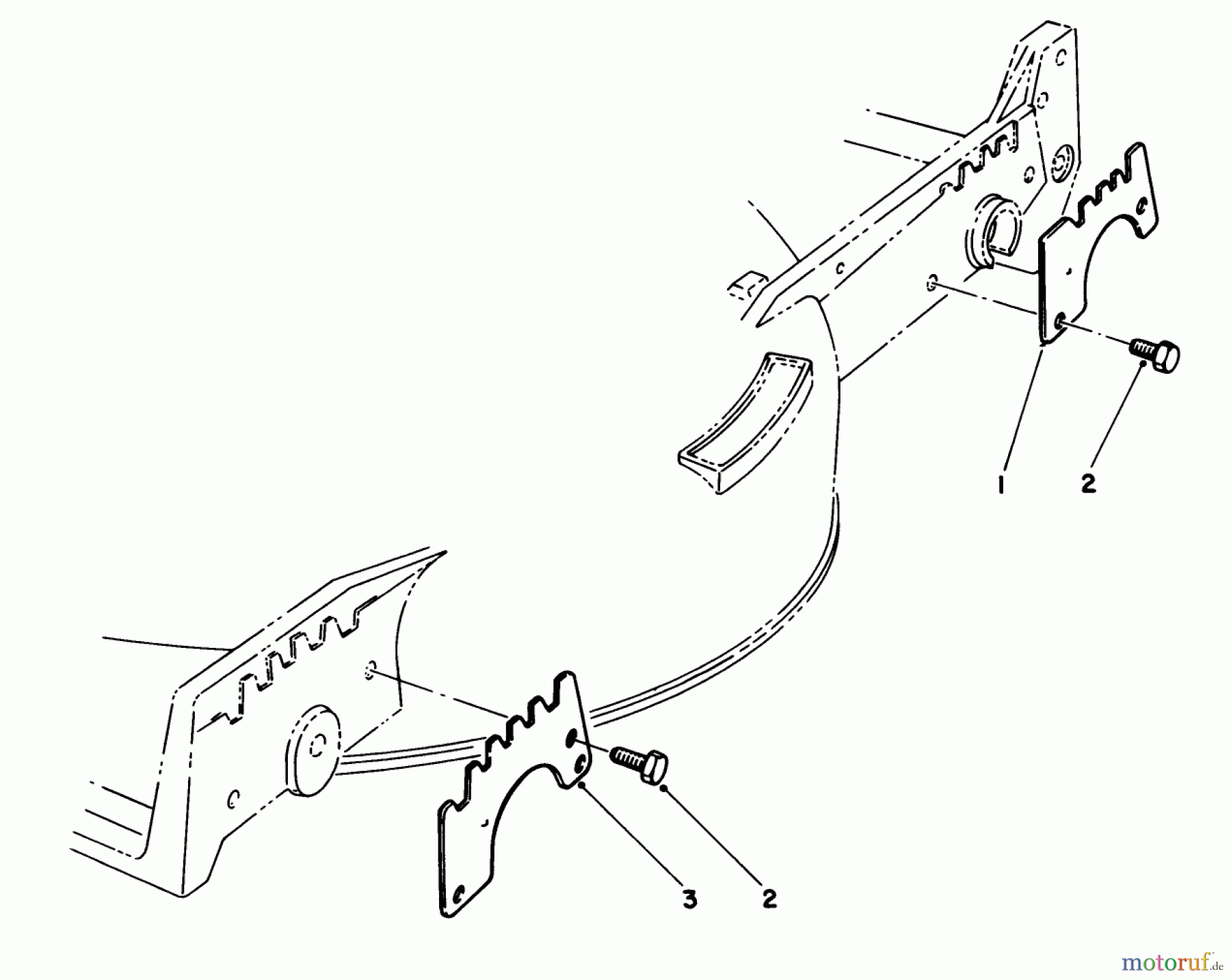 Toro Neu Mowers, Walk-Behind Seite 1 20692 - Toro Lawnmower, 1988 (8000001-8999999) WEAR PLATE KIT NO. 49-4080 (OPTIONAL)