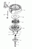 Toro 20695 - Lawnmower, 1988 (8000001-8999999) Ersatzteile REWIND STARTER N0. 590635