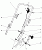 Toro 20698 - Lawnmower, 1981 (1000001-1999999) Ersatzteile HANDLE ASSEMBLY