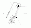 Toro 20700 - Lawnmower, 1978 (8000001-8999999) Ersatzteile HANDLE ASSEMBLY