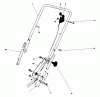 Toro 20700 - Lawnmower, 1979 (9000001-9999999) Ersatzteile HANDLE ASSEMBLY