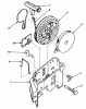 Toro 20700 - Lawnmower, 1979 (9000001-9999999) Ersatzteile REWIND STARTER NO. 590531