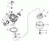 Toro 20700 - Lawnmower, 1982 (2000001-2999999) Ersatzteile CARBURETOR NO. 632050