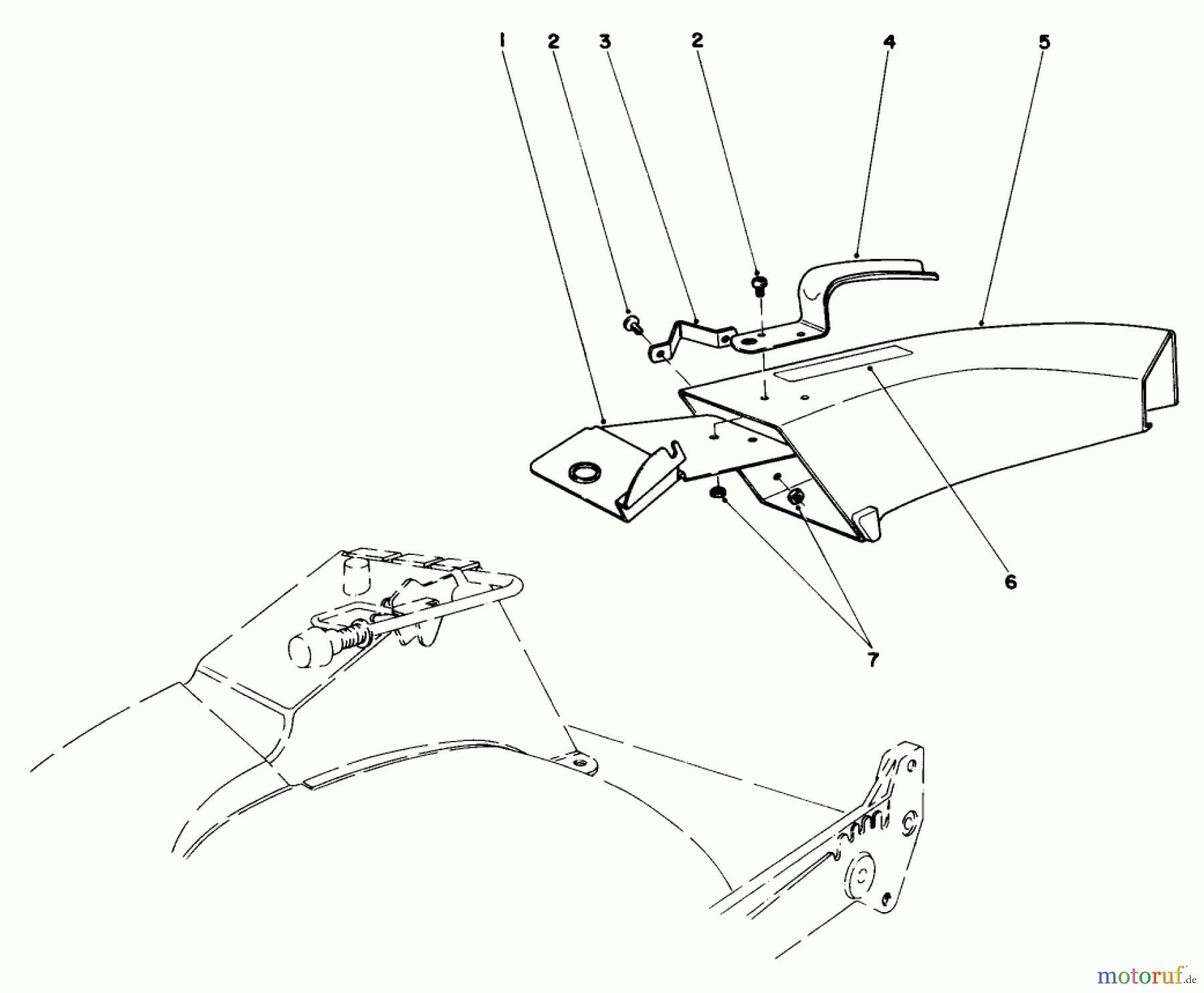 Toro Neu Mowers, Walk-Behind Seite 1 20700 - Toro Lawnmower, 1982 (2000001-2999999) SIDE DISCHARGE CHUTE MODEL NO. 59108 (OPTIONAL)