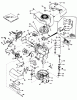 Toro 20705 - Lawnmower, 1979 (9000001-9999999) Ersatzteile ENGINE TECUMSEH MODEL NO. TNT 100-10064C