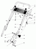Toro 20705 - Lawnmower, 1979 (9000001-9999999) Ersatzteile HANDLE ASSEMBLY