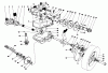 Toro 20705 - Lawnmower, 1980 (0000001-0999999) Ersatzteile GEAR CASE ASSEMBLY