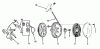 Toro 20705 - Lawnmower, 1980 (0000001-0999999) Ersatzteile REWIND STARTER NO. 590519
