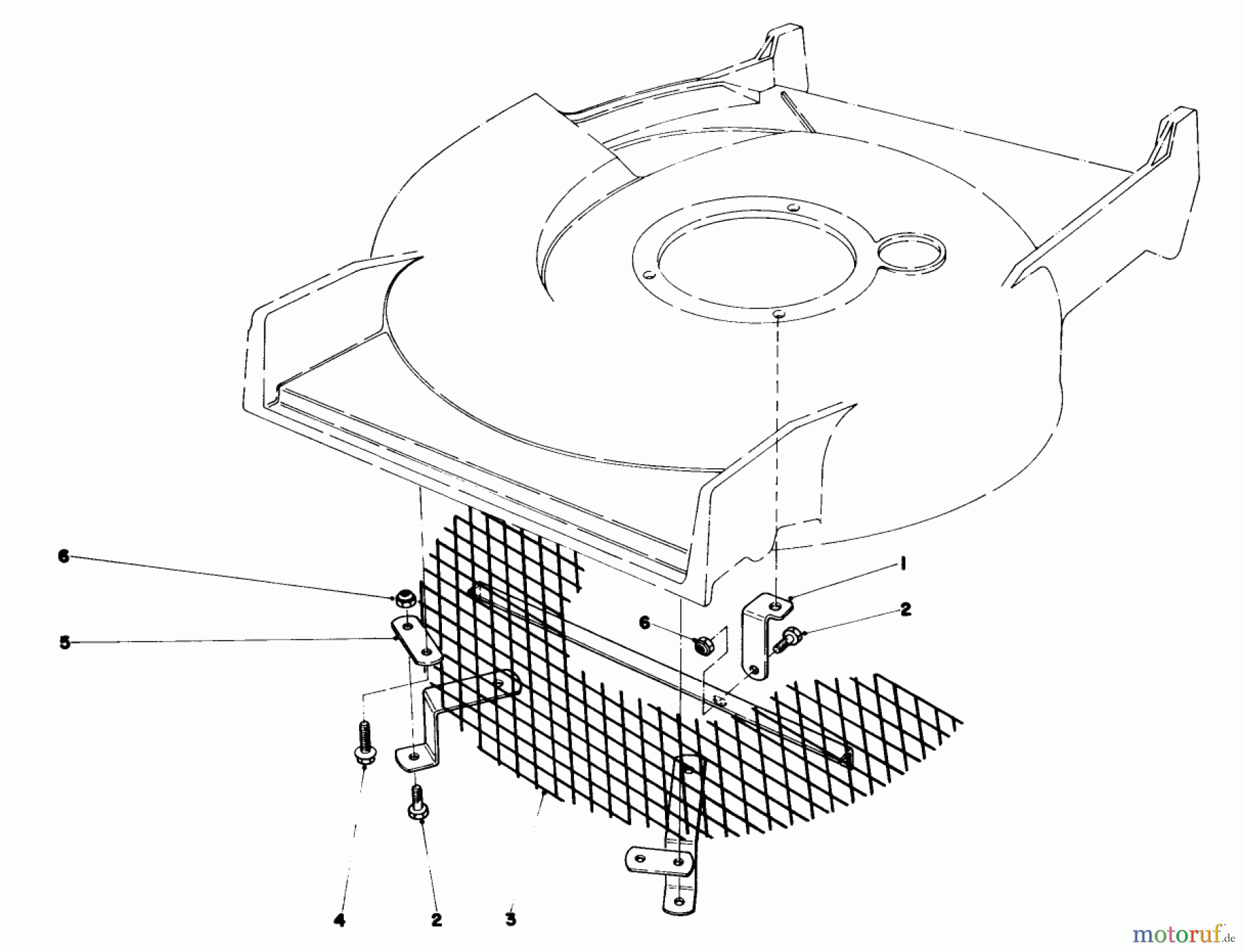 Toro Neu Mowers, Walk-Behind Seite 1 20705 - Toro Lawnmower, 1982 (2000001-2999999) LEAF SHREDDER KIT NO. 59105 (OPTIONAL)