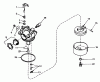 Toro 20705 - Lawnmower, 1983 (3000001-3999999) Ersatzteile CARBURETOR NO. 632050A