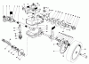 Toro 20705 - Lawnmower, 1983 (3000001-3999999) Ersatzteile GEAR CASE ASSEMBLY