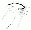 Toro 20705 - Lawnmower, 1983 (3000001-3999999) Ersatzteile TRACTION CONTROL ASSEMBLY