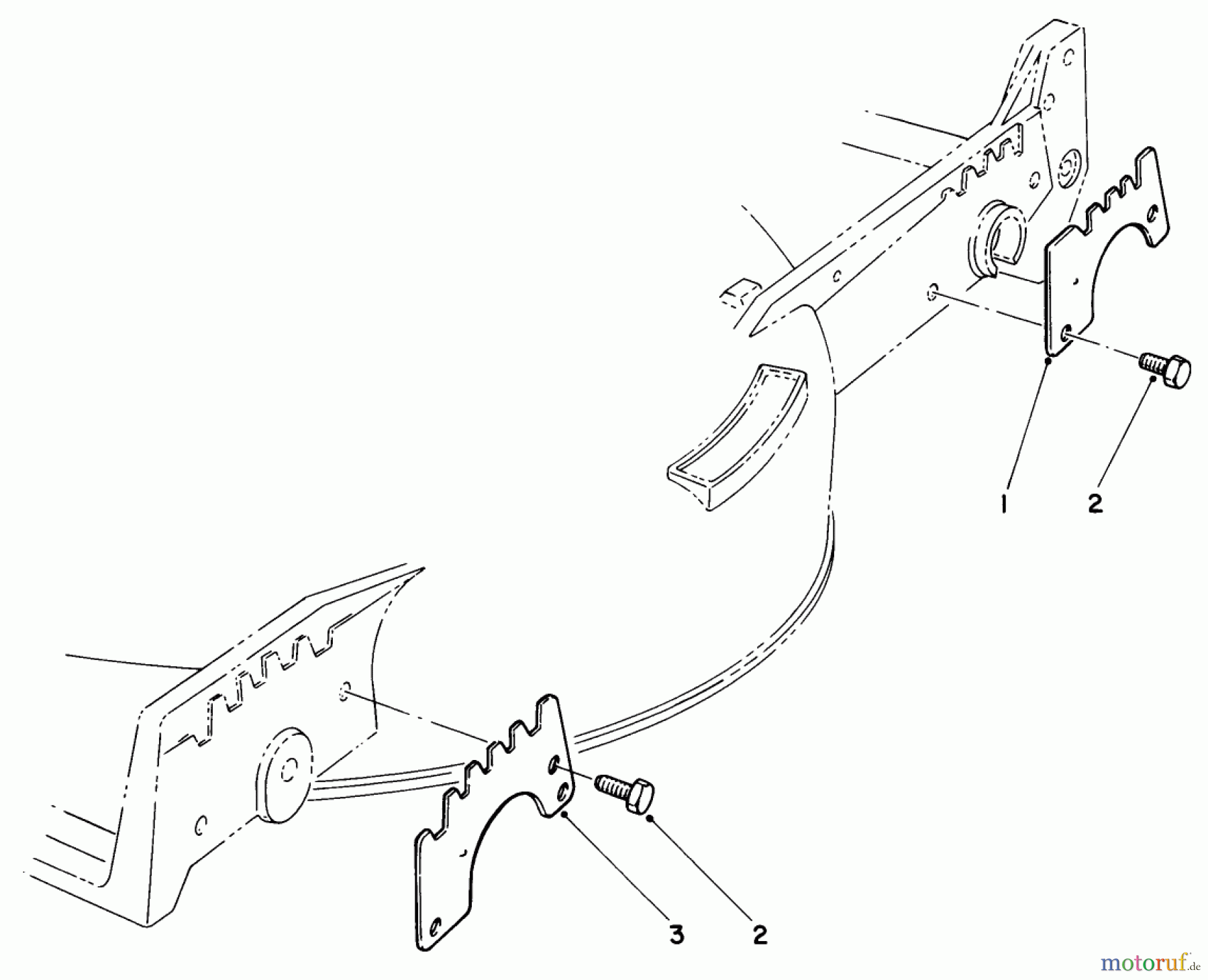 Toro Neu Mowers, Walk-Behind Seite 1 20705 - Toro Lawnmower, 1984 (4000001-4999999) WEAR PLATE KIT NO. 49-4080 (OPTIONAL)