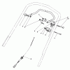 Toro 20705 - Lawnmower, 1985 (5000001-5999999) Ersatzteile TRACTION CONTROL ASSEMBLY