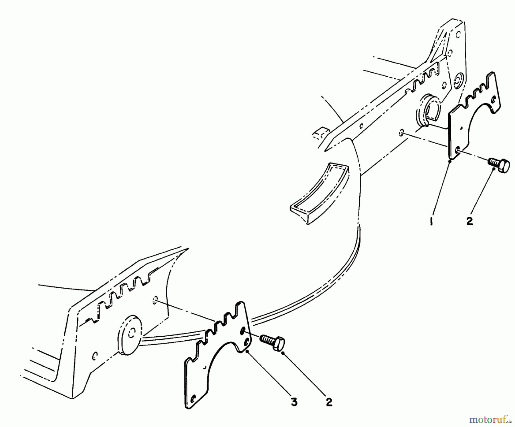 Toro Neu Mowers, Walk-Behind Seite 1 20705 - Toro Lawnmower, 1985 (5000001-5999999) WEAR PLATE KIT NO. 49-4080 (OPTIONAL)