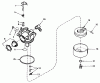 Toro 20715 - Lawnmower, 1981 (1000001-1999999) Ersatzteile CARBURETOR NO. 632050